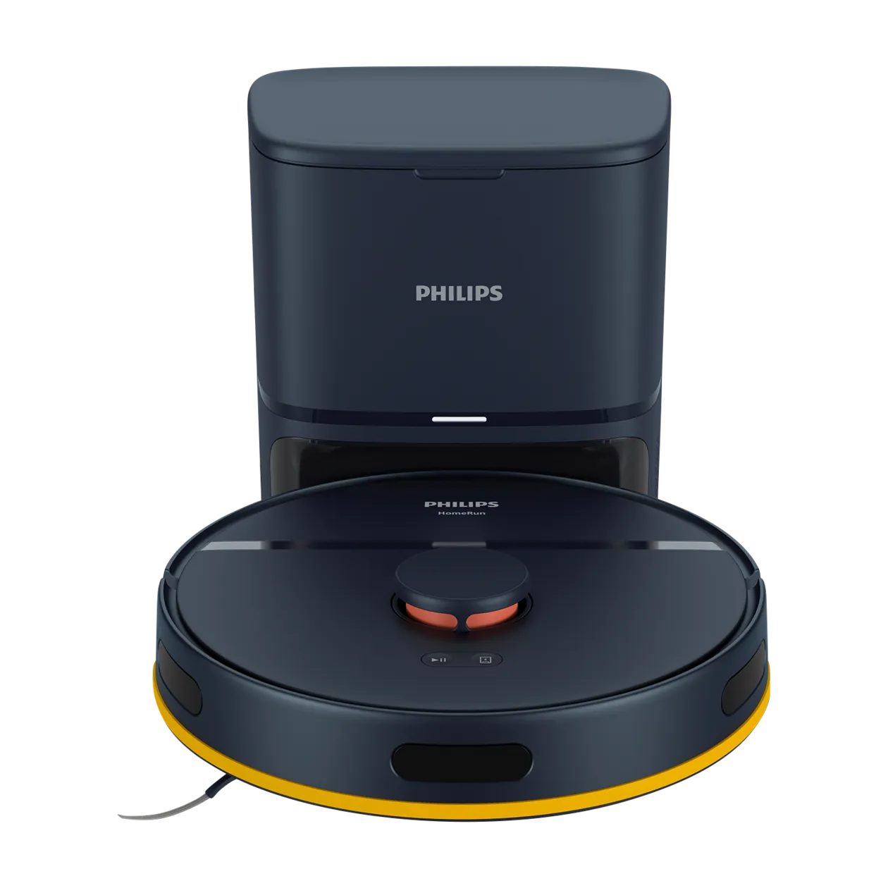 Philips HomeRun 2000 Series Aqua Vacuum and Mopping Robot + Emptying Station, Midnight Blue