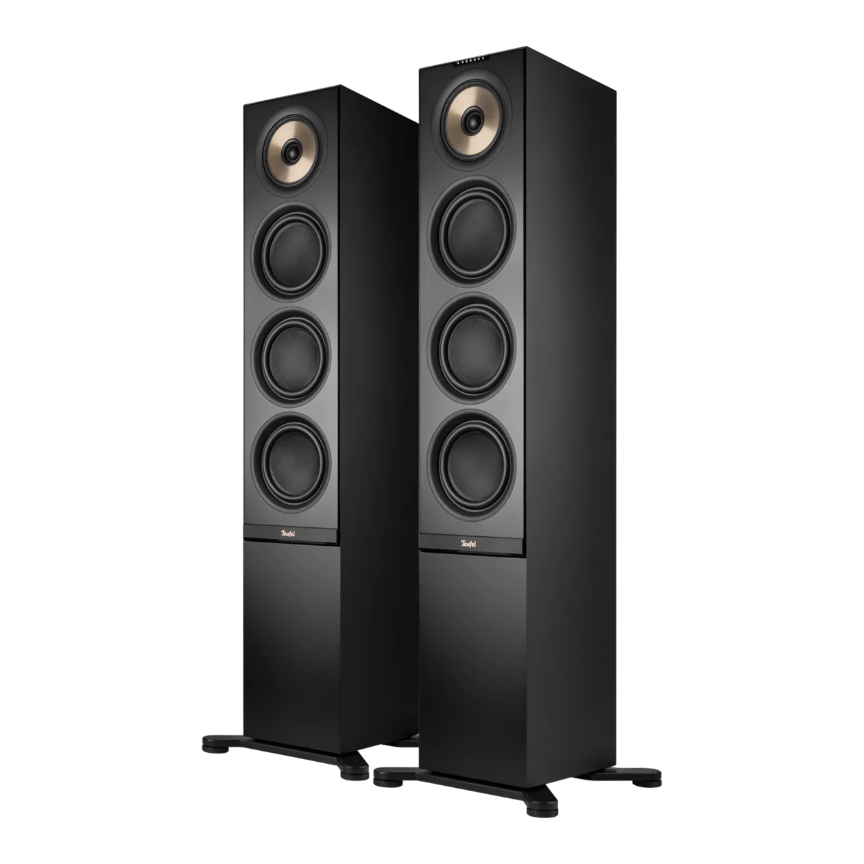 Teufel STEREO L 2 Standlautsprecher, 2er-Set, Schwarz