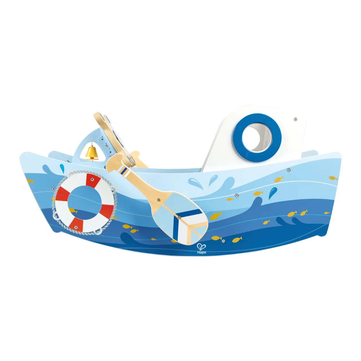 Hape Rocking Boat, Blue