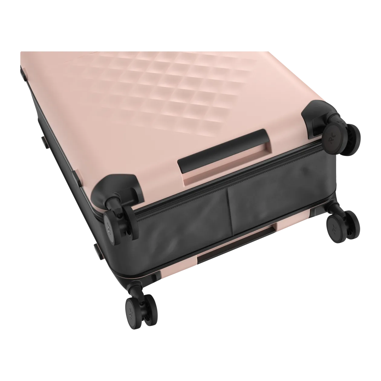 Rollink VEGA360 Valise à roulettes L (pliable), Rose Smoke