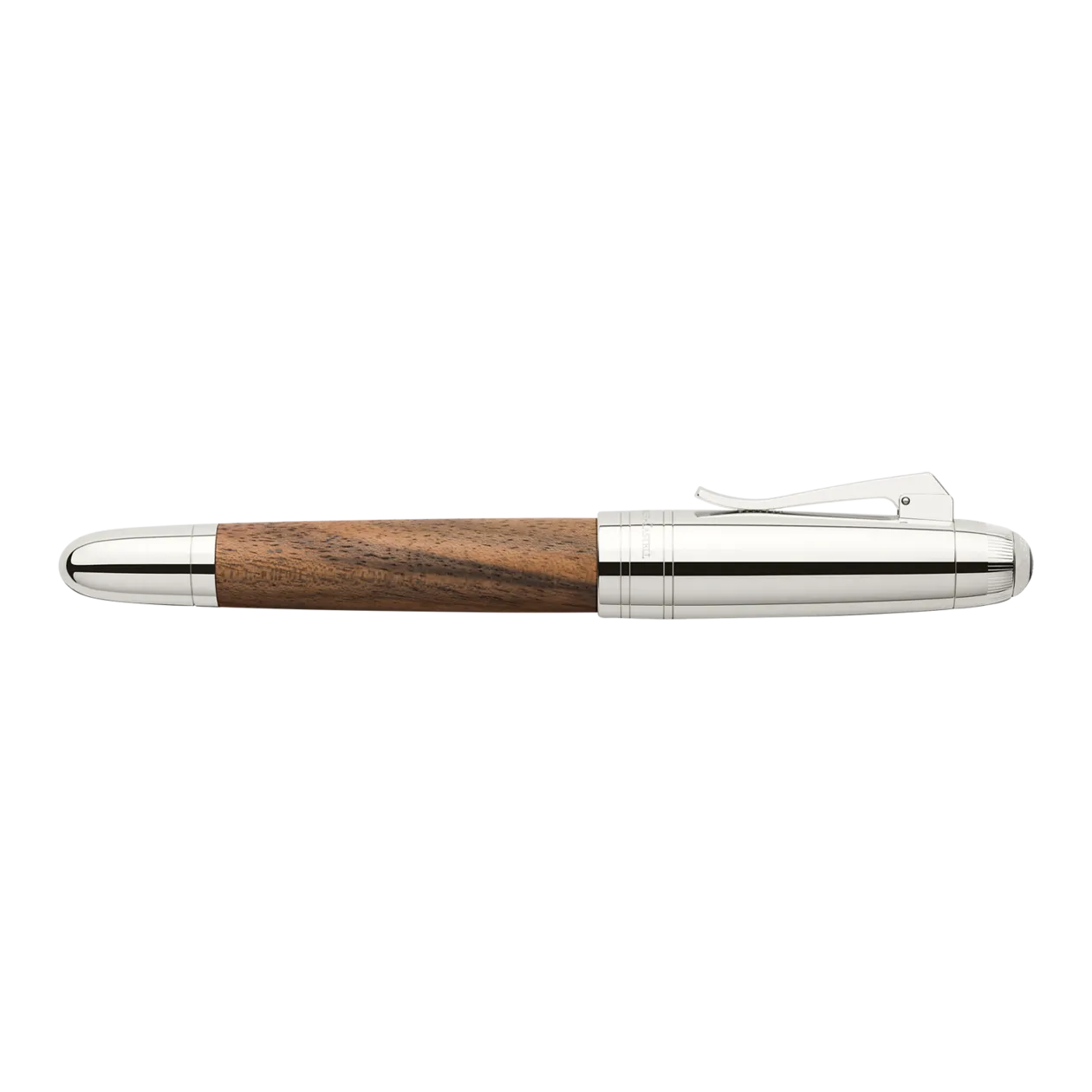 Graf von Faber-Castell Magnum Rollerball Pen, Brown / Platinum-Coloured