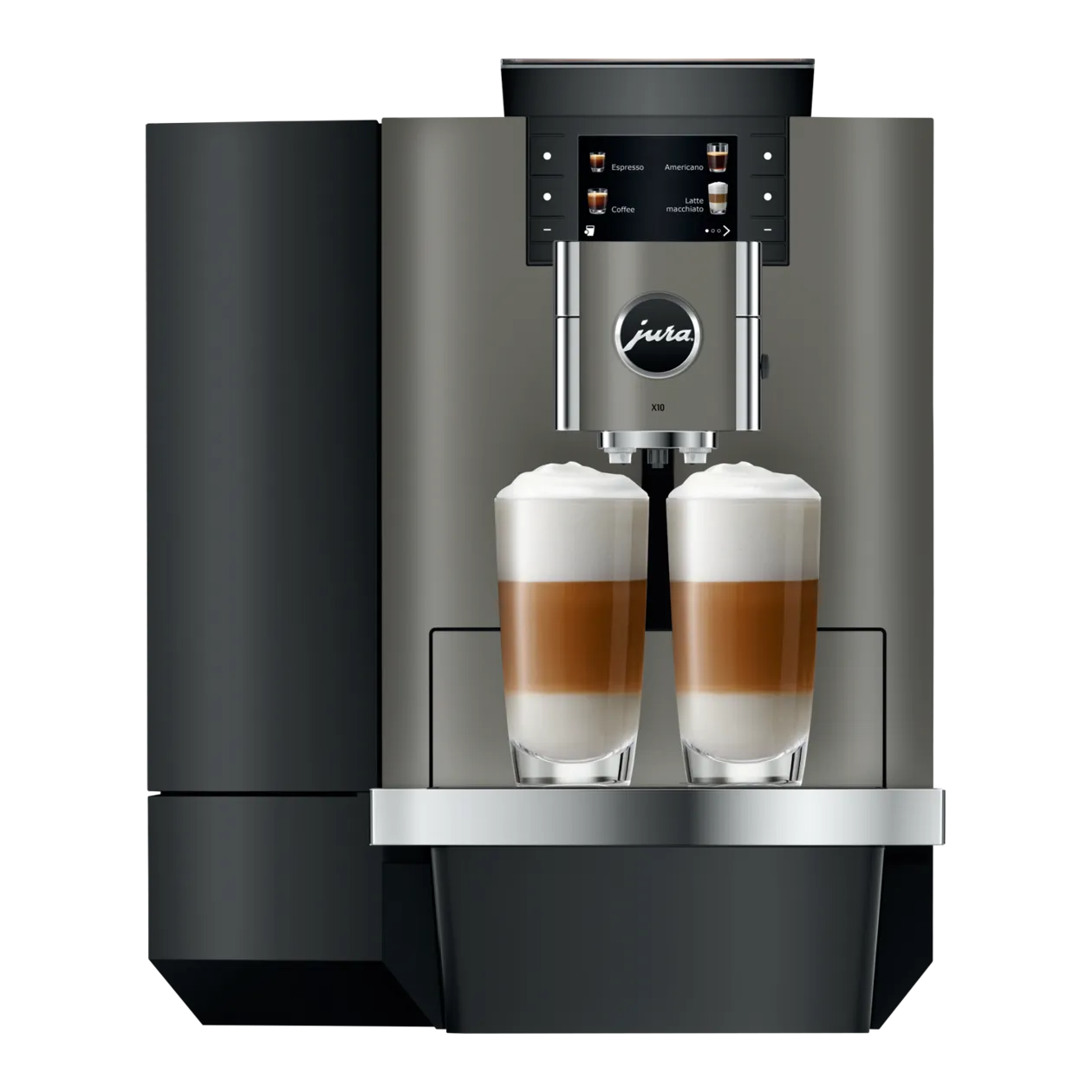 JURA X10 Kaffeevollautomat, Dark Inox