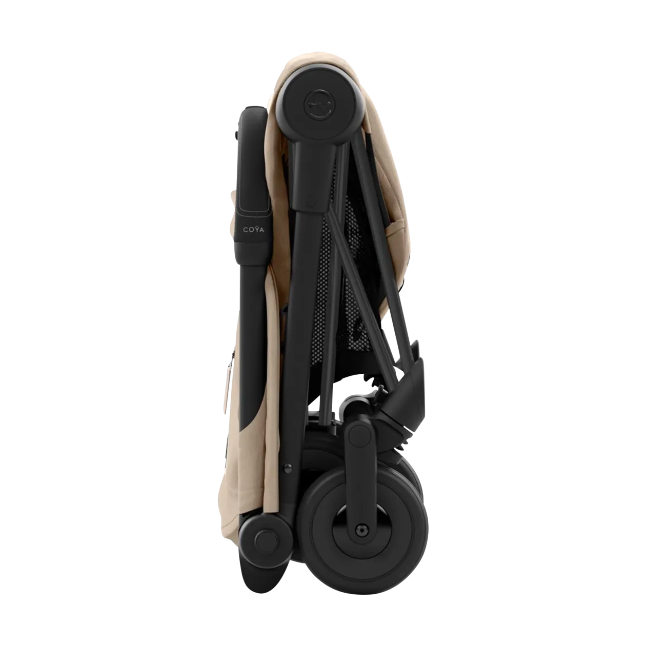 CYBEX Coya Matt Black Buggy, Cozy Beige / Beige