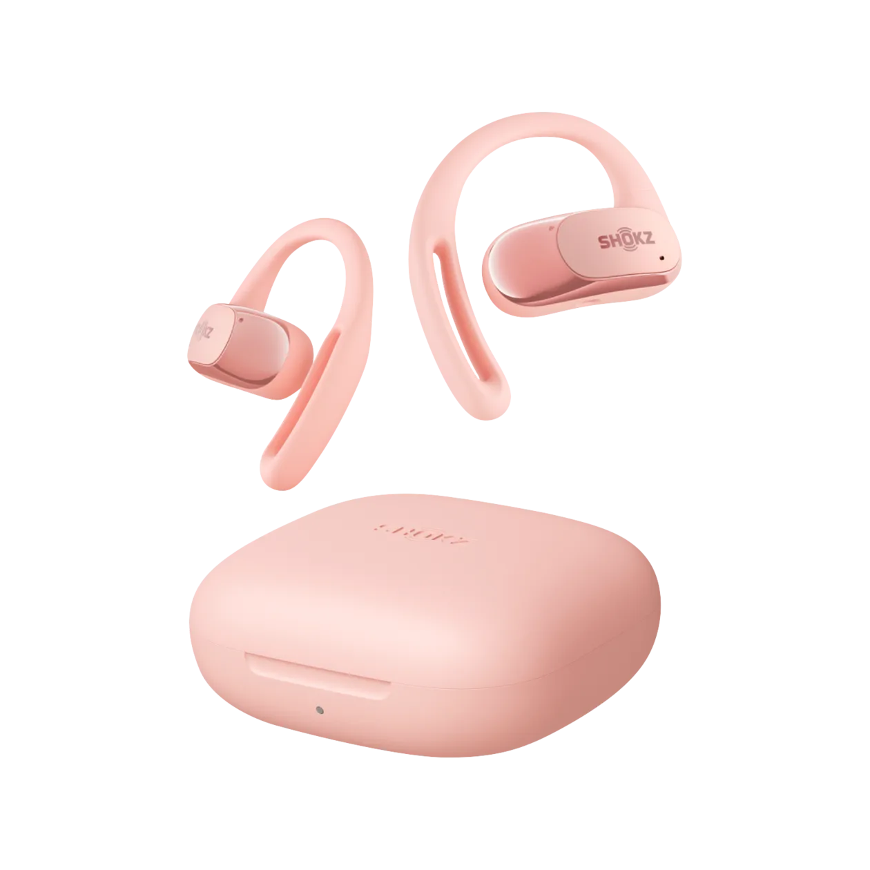 Shokz OpenFit Air True Wireless Open-Ear-Earbuds, Pink