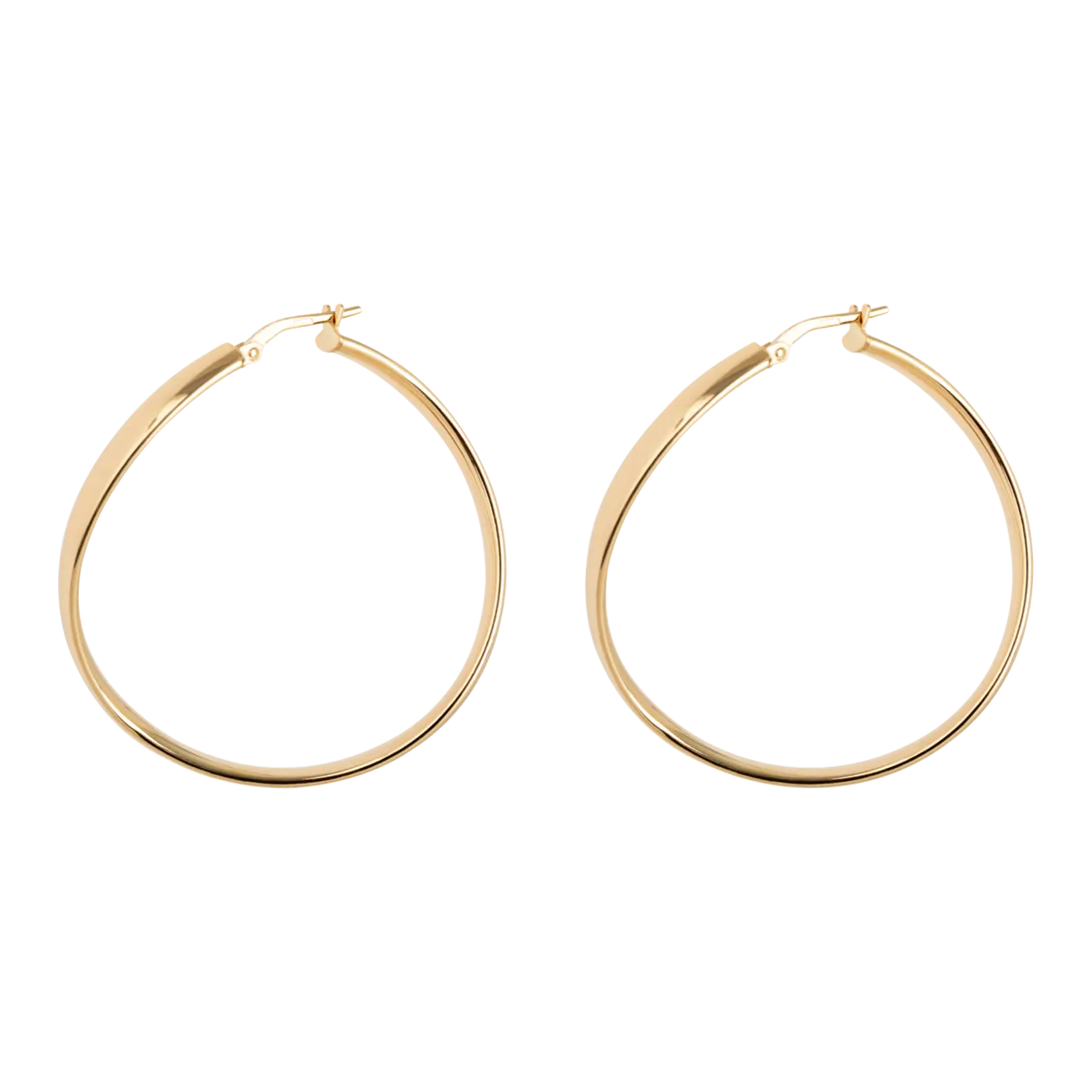 Haus of Dietrich Bold Maxi Hoops Orecchini, toni oro