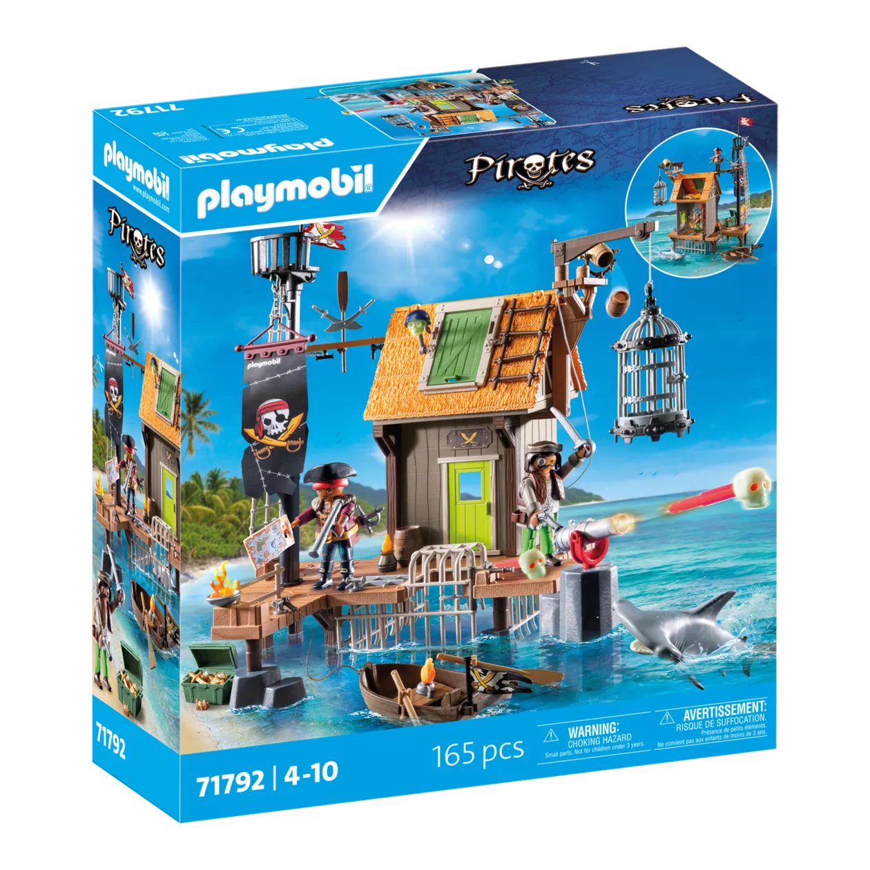 PLAYMOBIL® 71792 Piratenhafen mit Seeräuber-Gefängnis Spielset