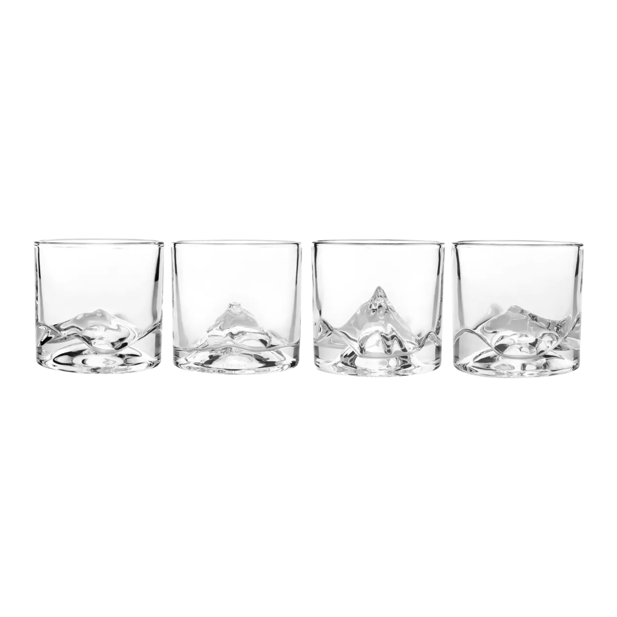 LIITON "The Peaks" Whiskey Glasses, Set of 4