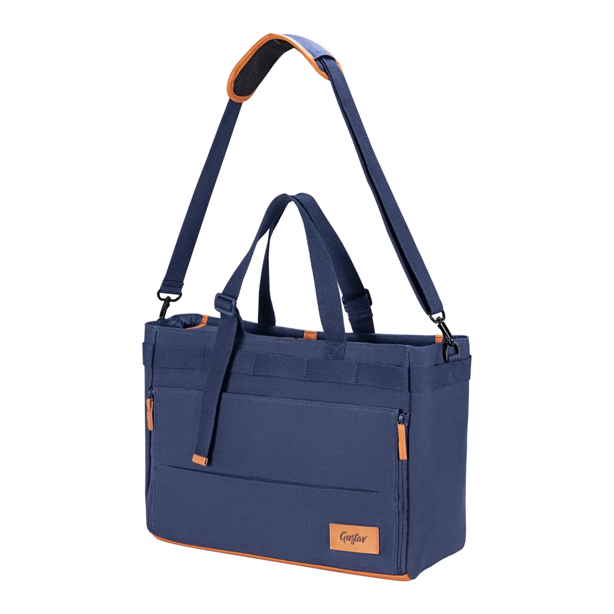 Gustav DeskMate Laptop Case, Navy Blue