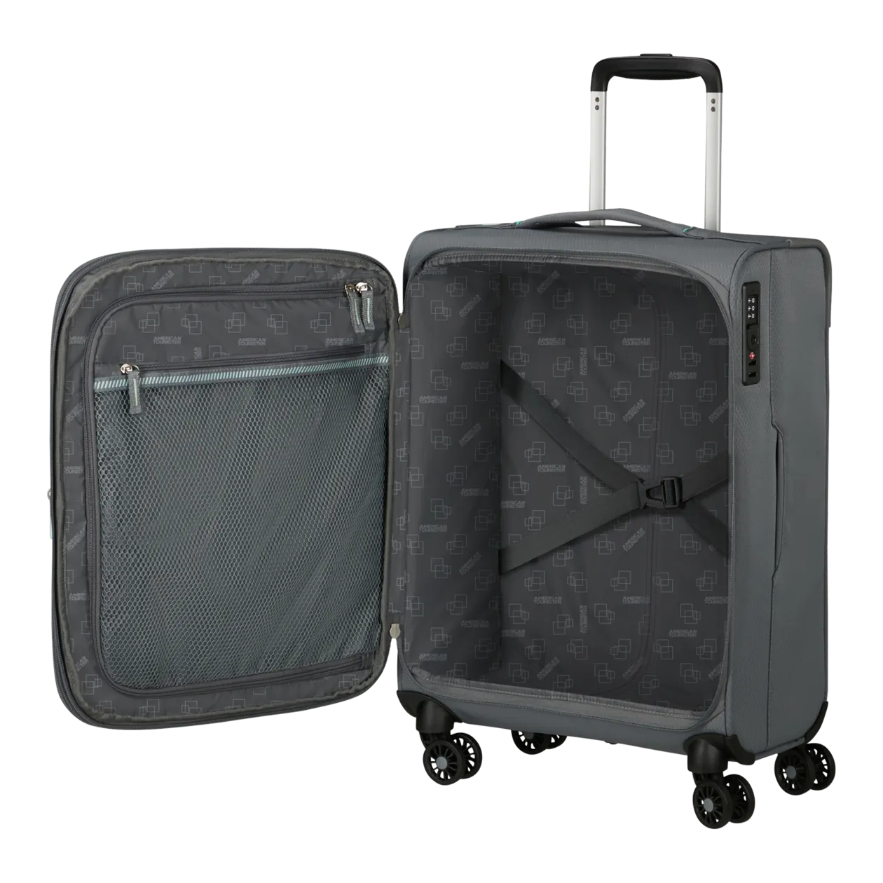 American Tourister AeroSpin Spinner S (erweiterbar), Stone Basalt