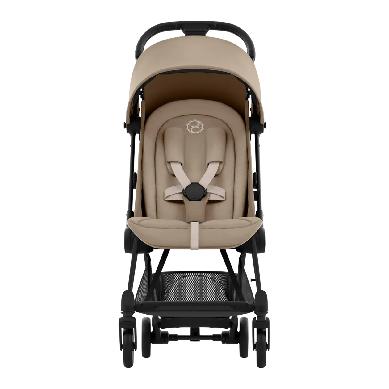 CYBEX Coya Matt Black Buggy, Cozy Beige / Beige