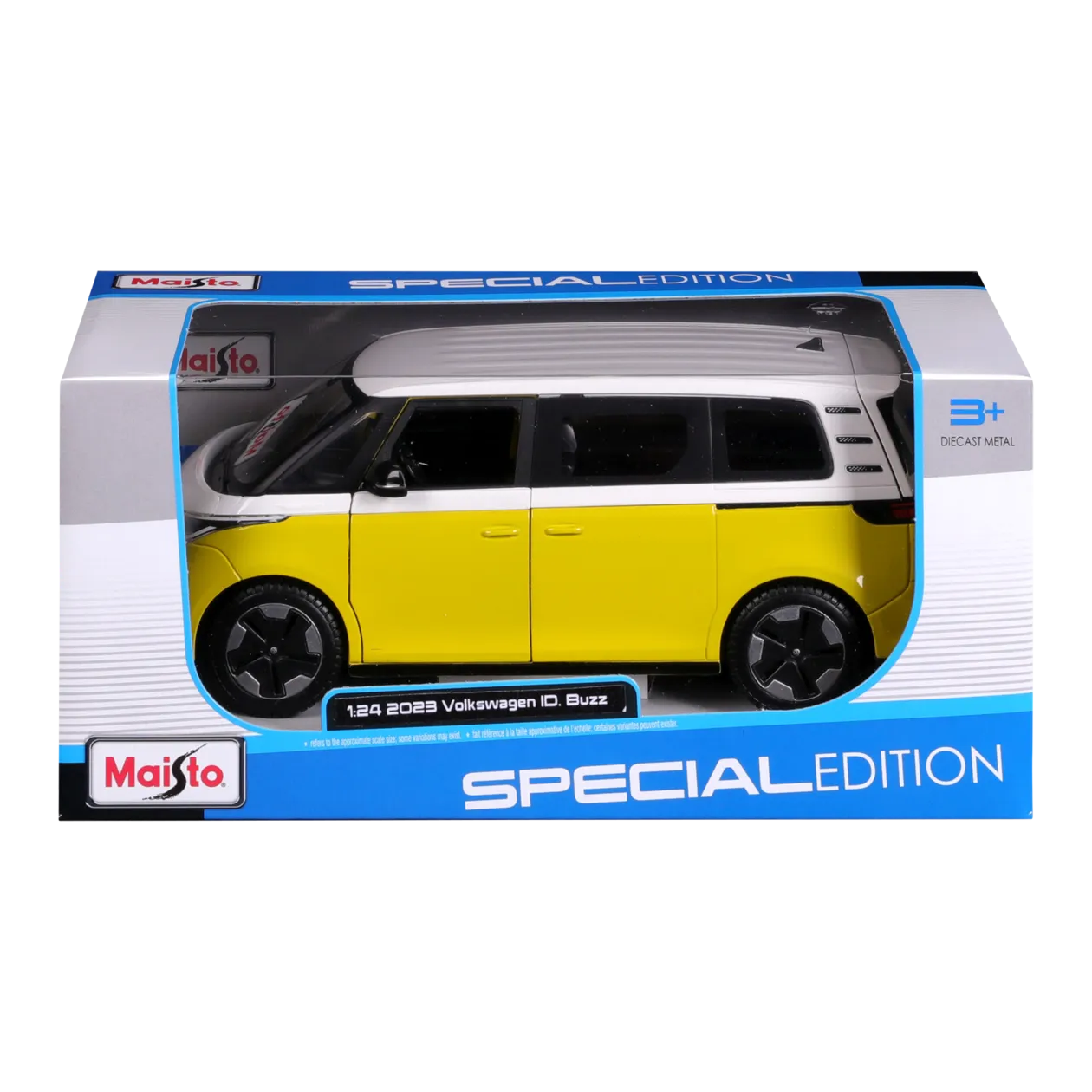 Maisto VW ID.Buzz (2023) Model Car, 1:25, White/Yellow