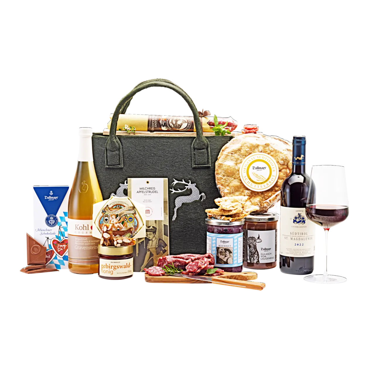 Dallmayr Hüttenproviant Specialità culinarie in confezione regalo, set da 11