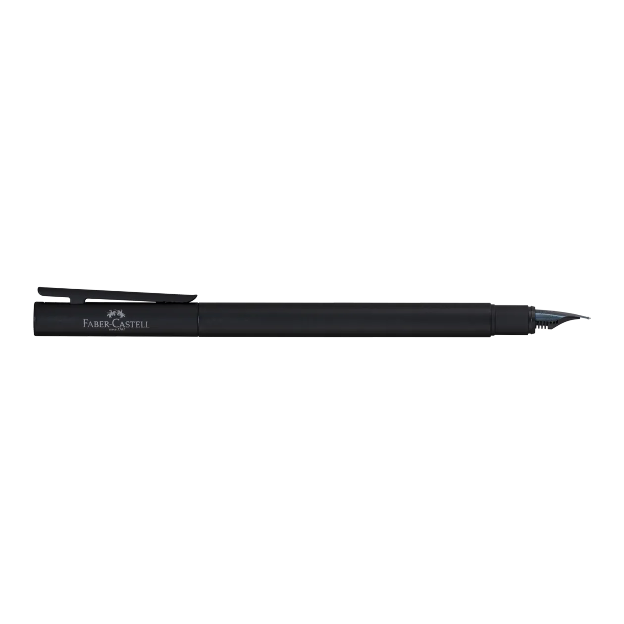 Faber-Castell Neo Slim Stylo-plume métal, noir