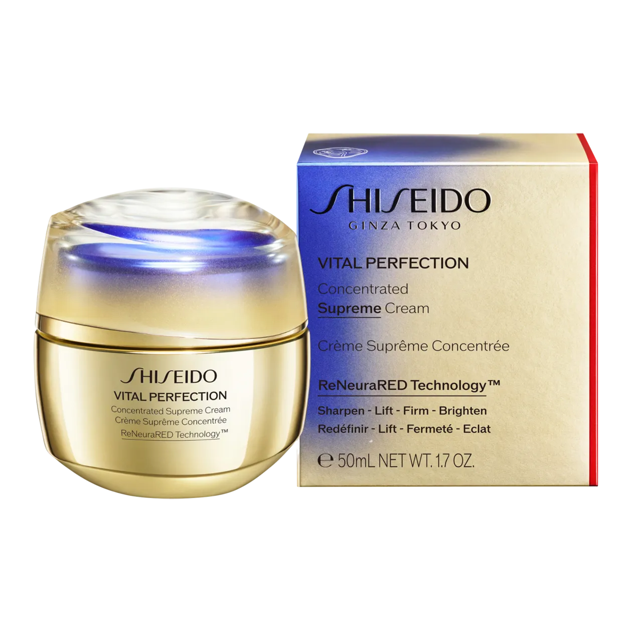 Shiseido Vital Perfection Concentrated Supreme Cream Trattamento viso, 50 ml