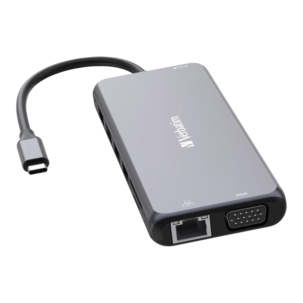 Verbatim USB-C Pro 14 Port Hub multiport, gris