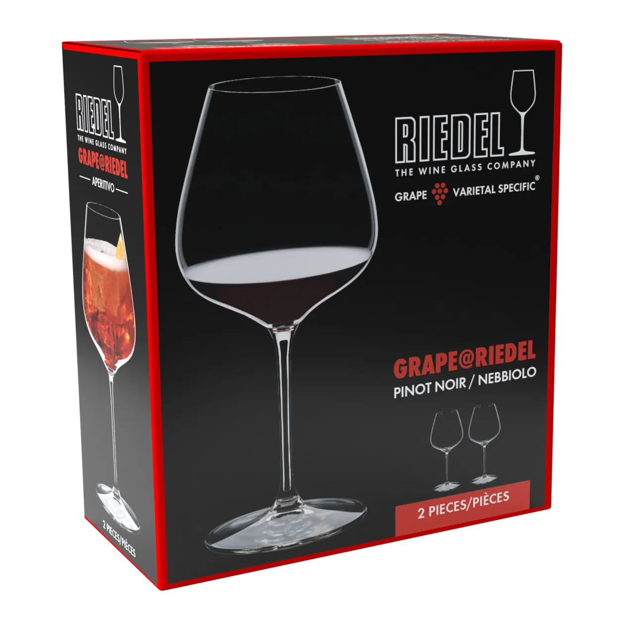 Riedel GRAPE@RIEDEL Pinot Noir / Nebbiolo/Aperitivo Glas, 2er-Set