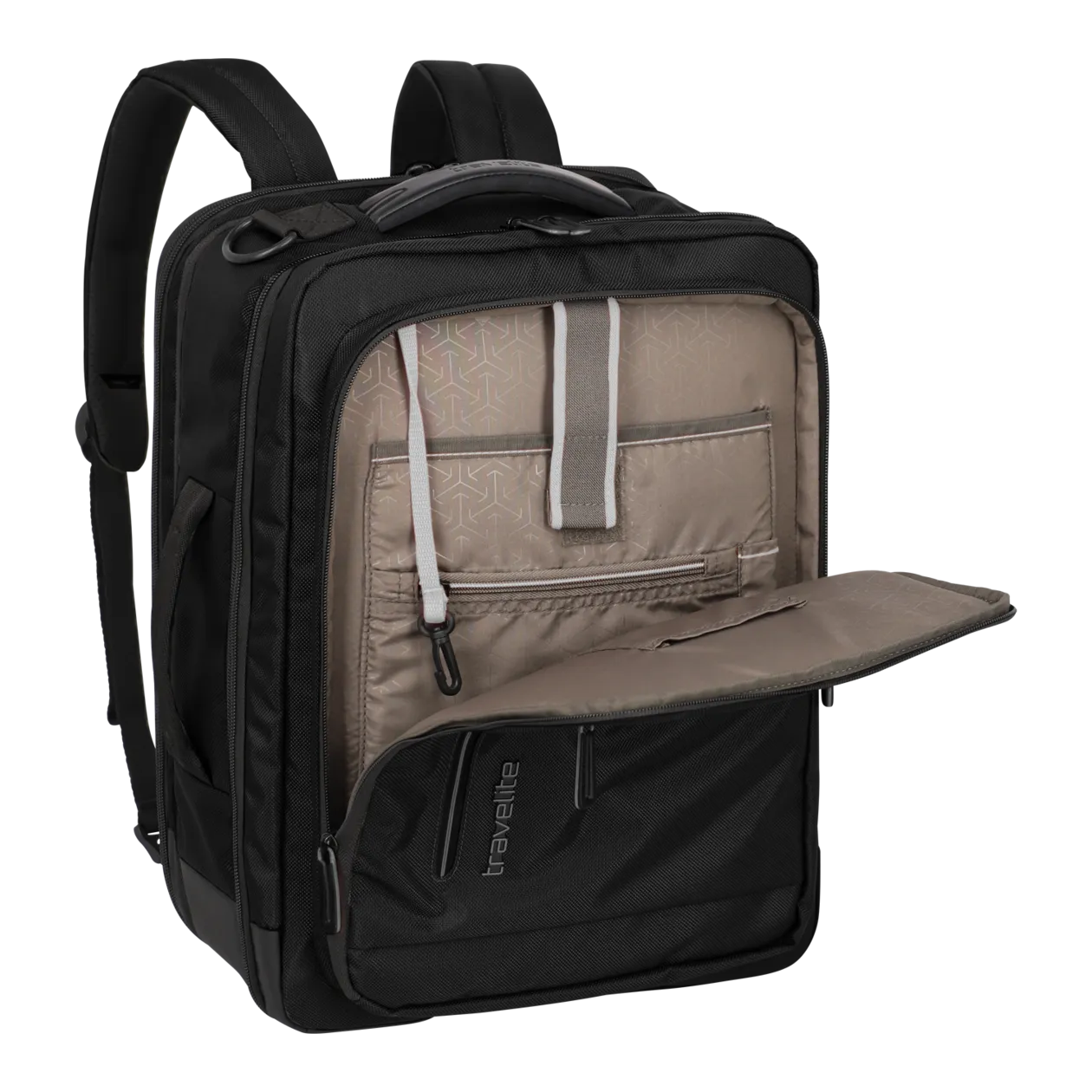 travelite Crosslite Borsone da cabina, nero