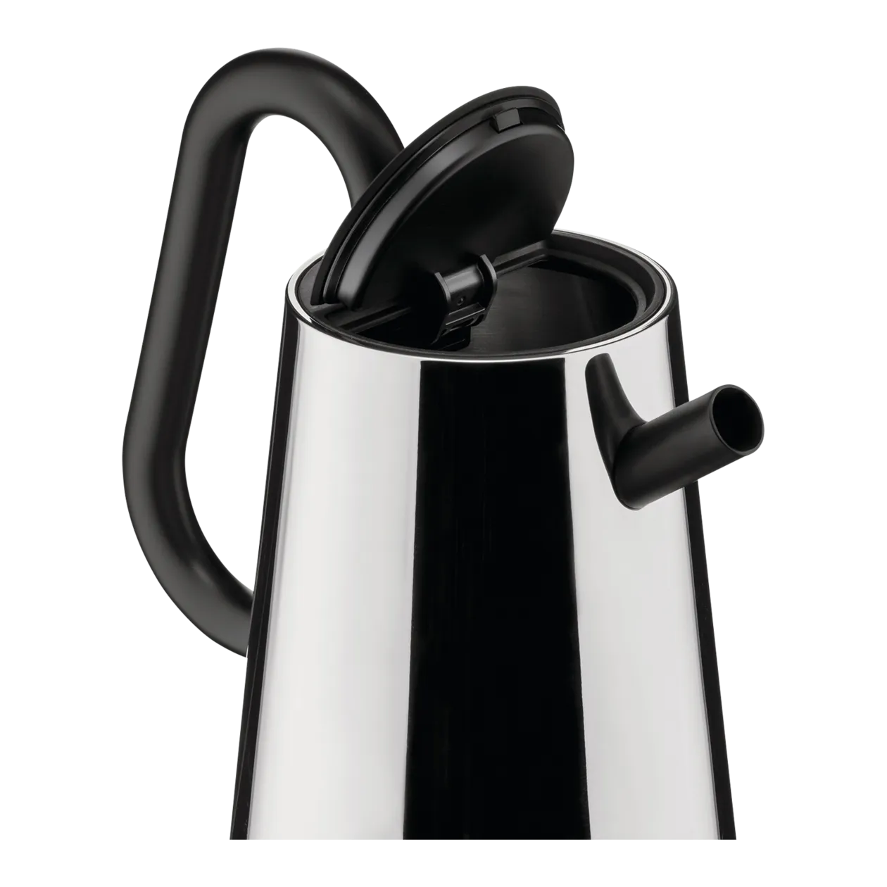 Alessi Toru Bollitore, acciaio inox / nero