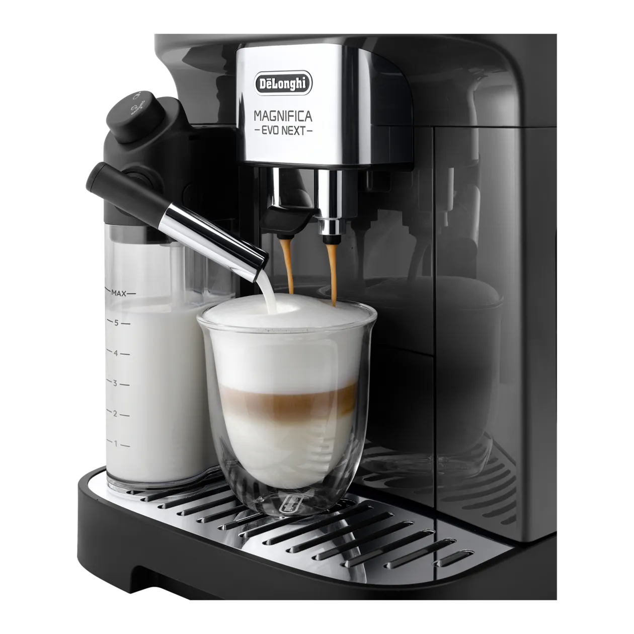 De'Longhi Magnifica Evo Next ECAM 310.60.GB Automatic Coffee Machine, Grey/Black