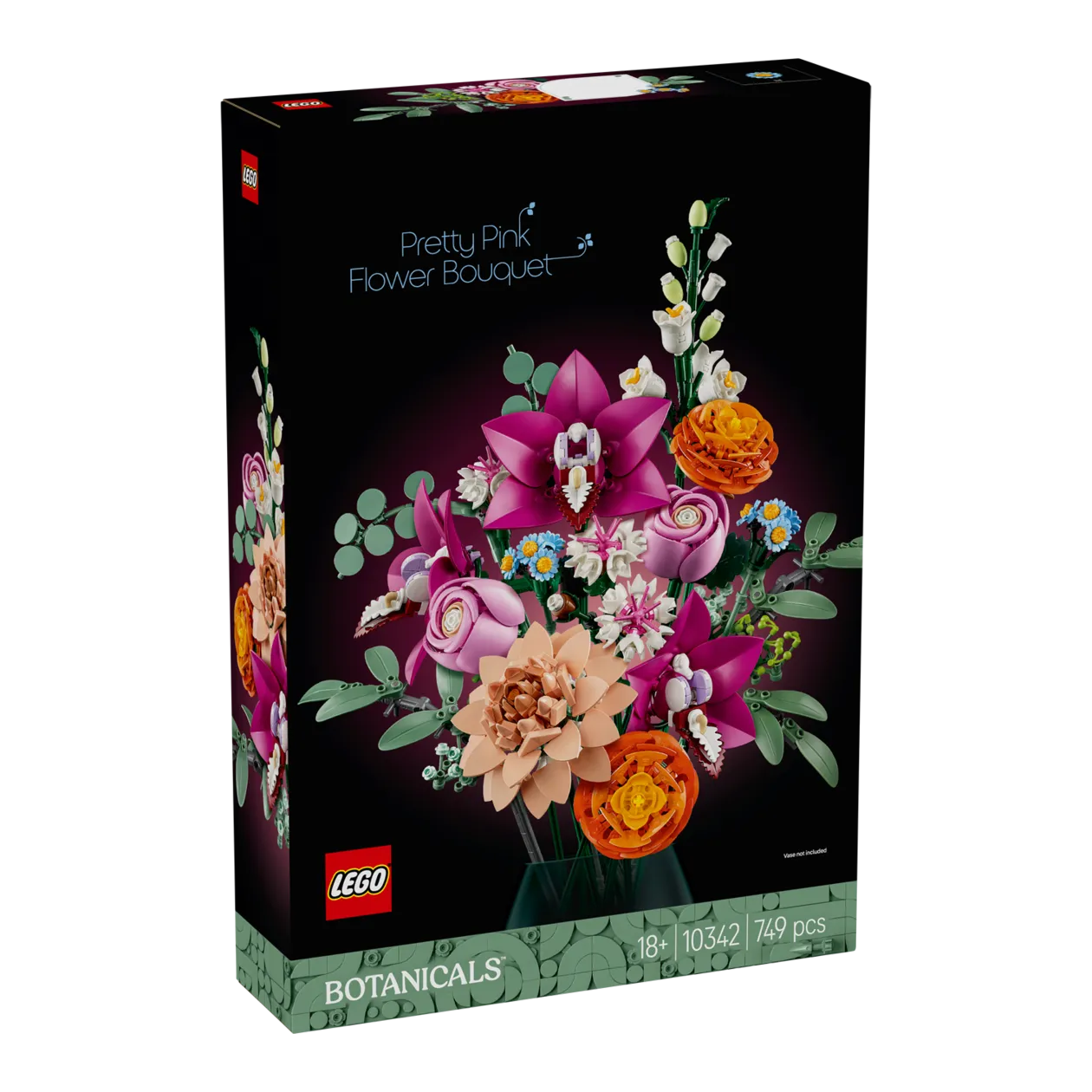 LEGO® Botanical Collection 10342 Le joli bouquet de fleurs roses Coffret