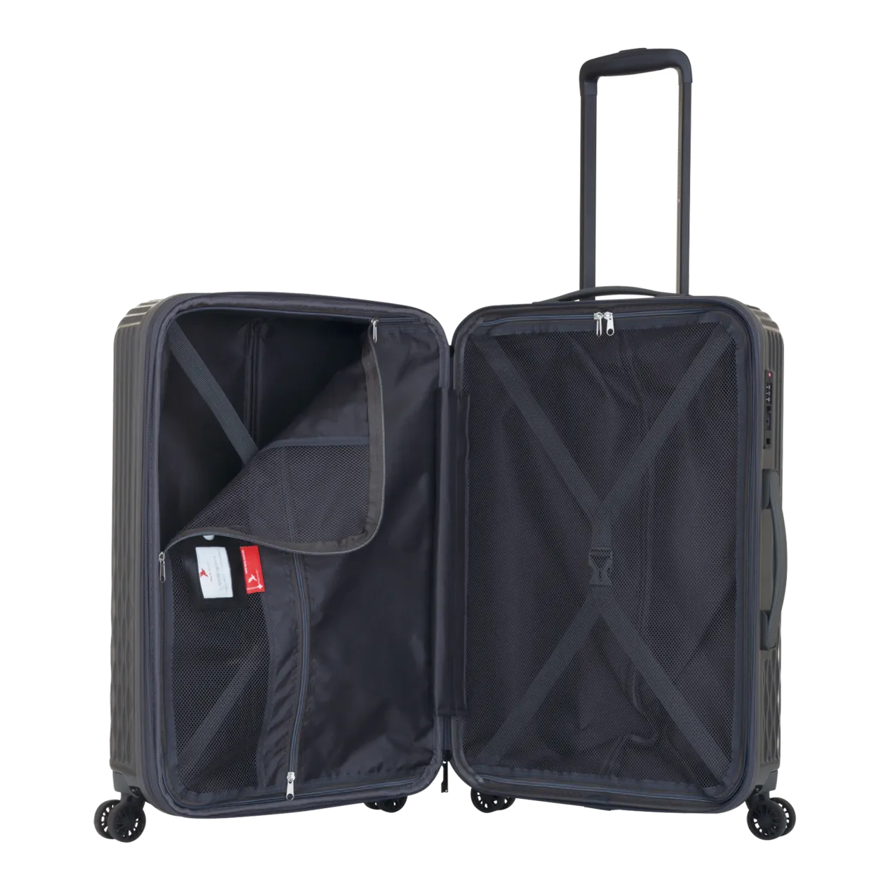 PACK EASY Flow Valise à roulettes M (extensible), anthracite