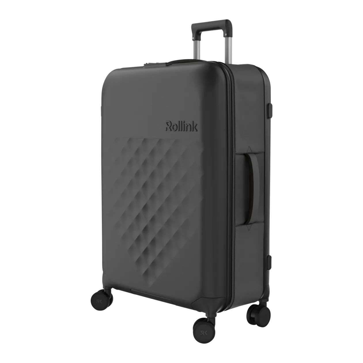 Rollink VEGA360 Valise à roulettes L (pliable), noir