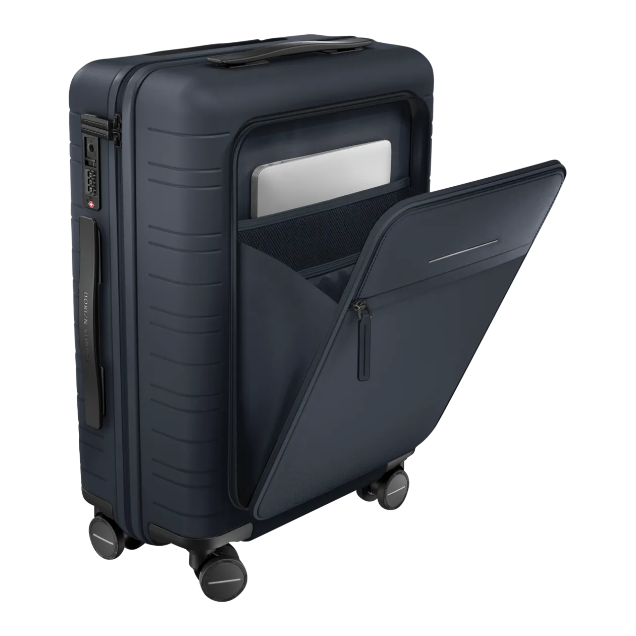 Horizn Studios M5 Essential Trolley da cabina con tasca frontale, Night Blue