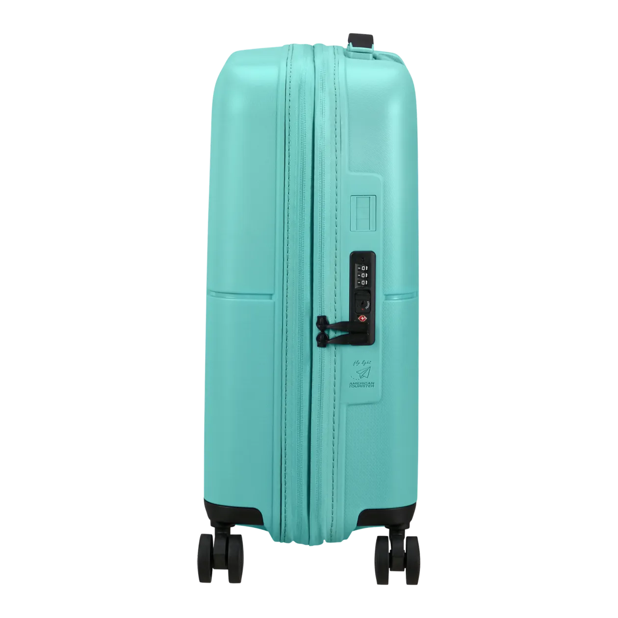 American Tourister DashPop Spinner 55/20 TSA Trolley da cabina (espandibile), Aqua Sky