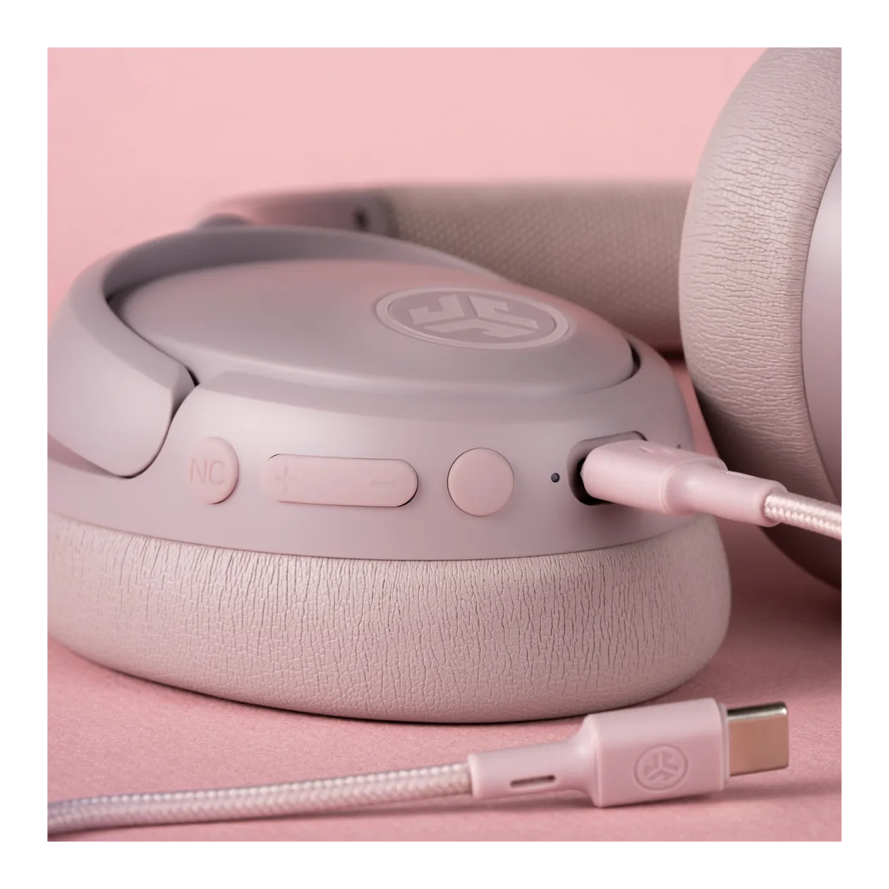 JLab JBuds LUX ANC Over Ear casque audio, mauve