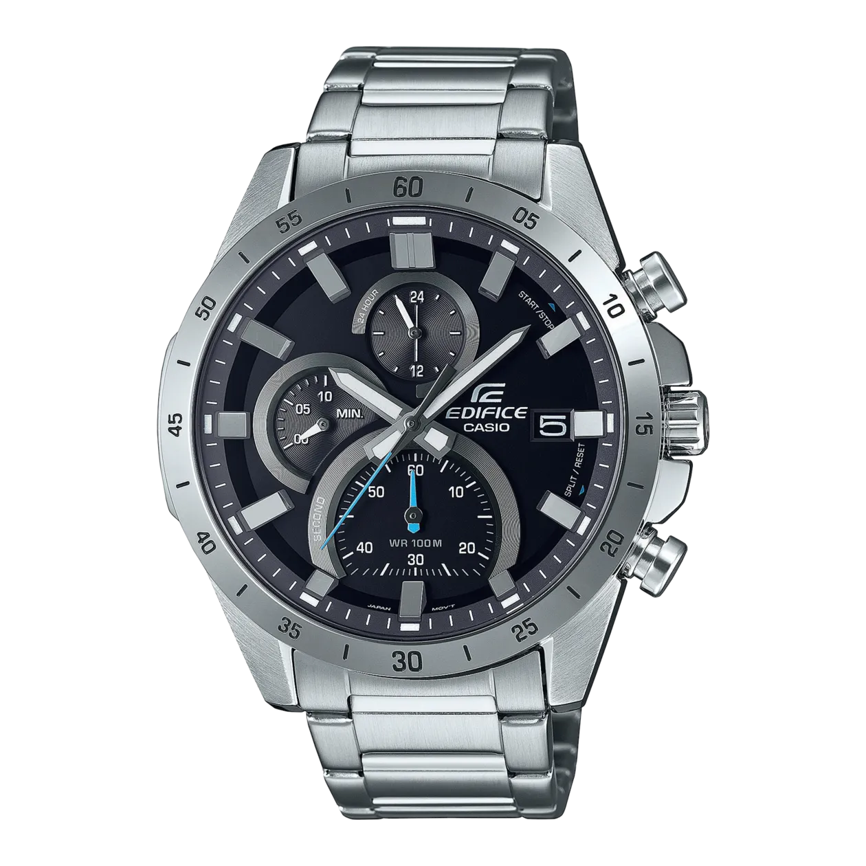 CASIO EDIFICE EFR-571D-1AVUEF Orologio da polso, toni argento / nero