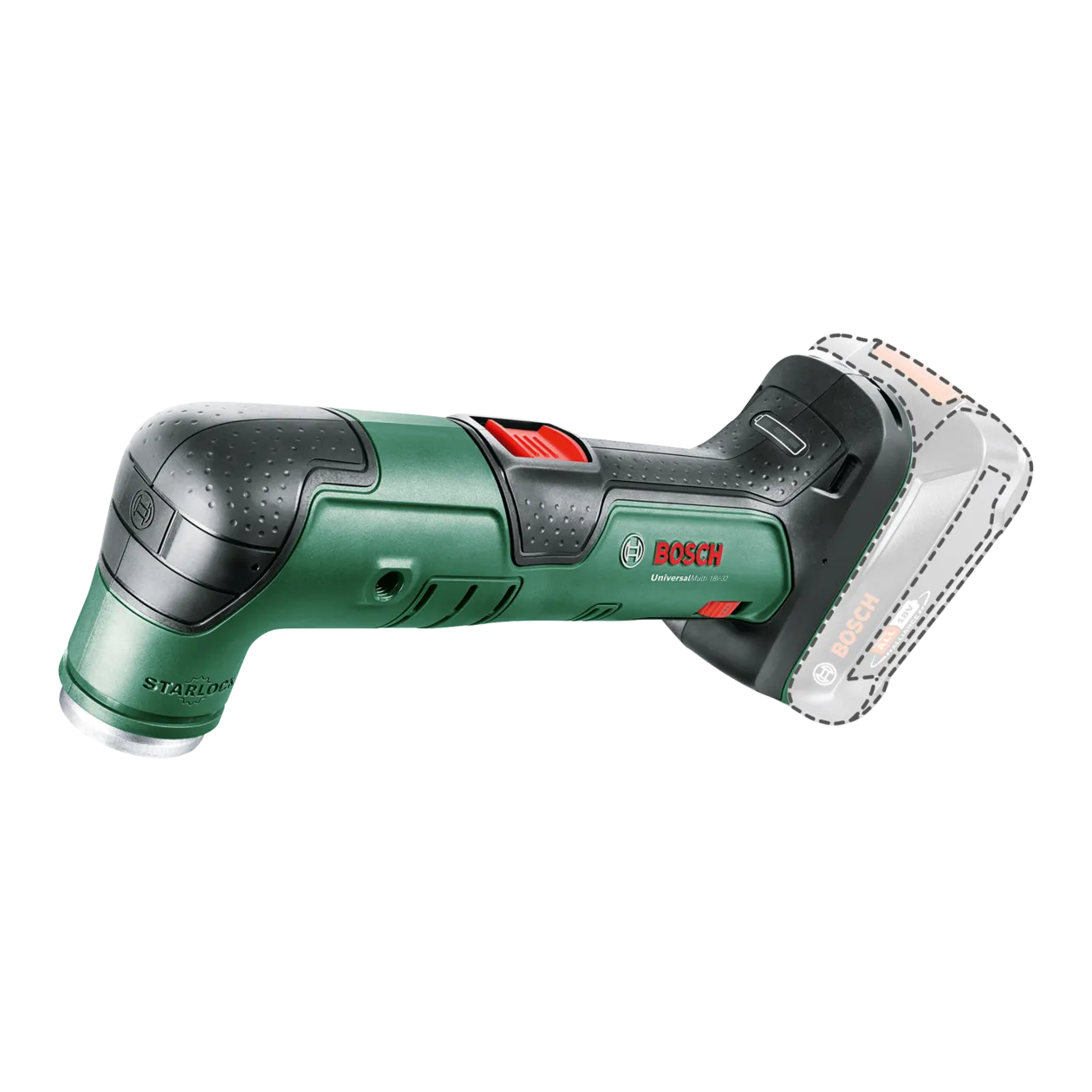 Bosch UniversalMulti 18V-32 Utensile multifunzione, Classic Green