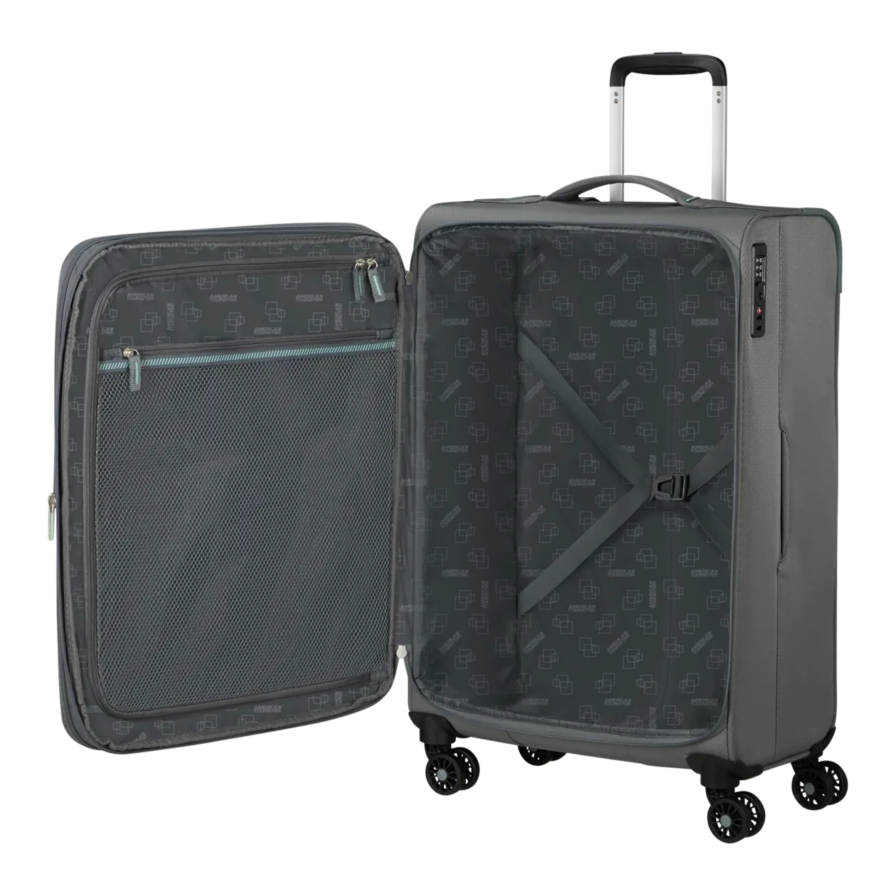 American Tourister AeroSpin Spinner M (erweiterbar), Stone Basalt