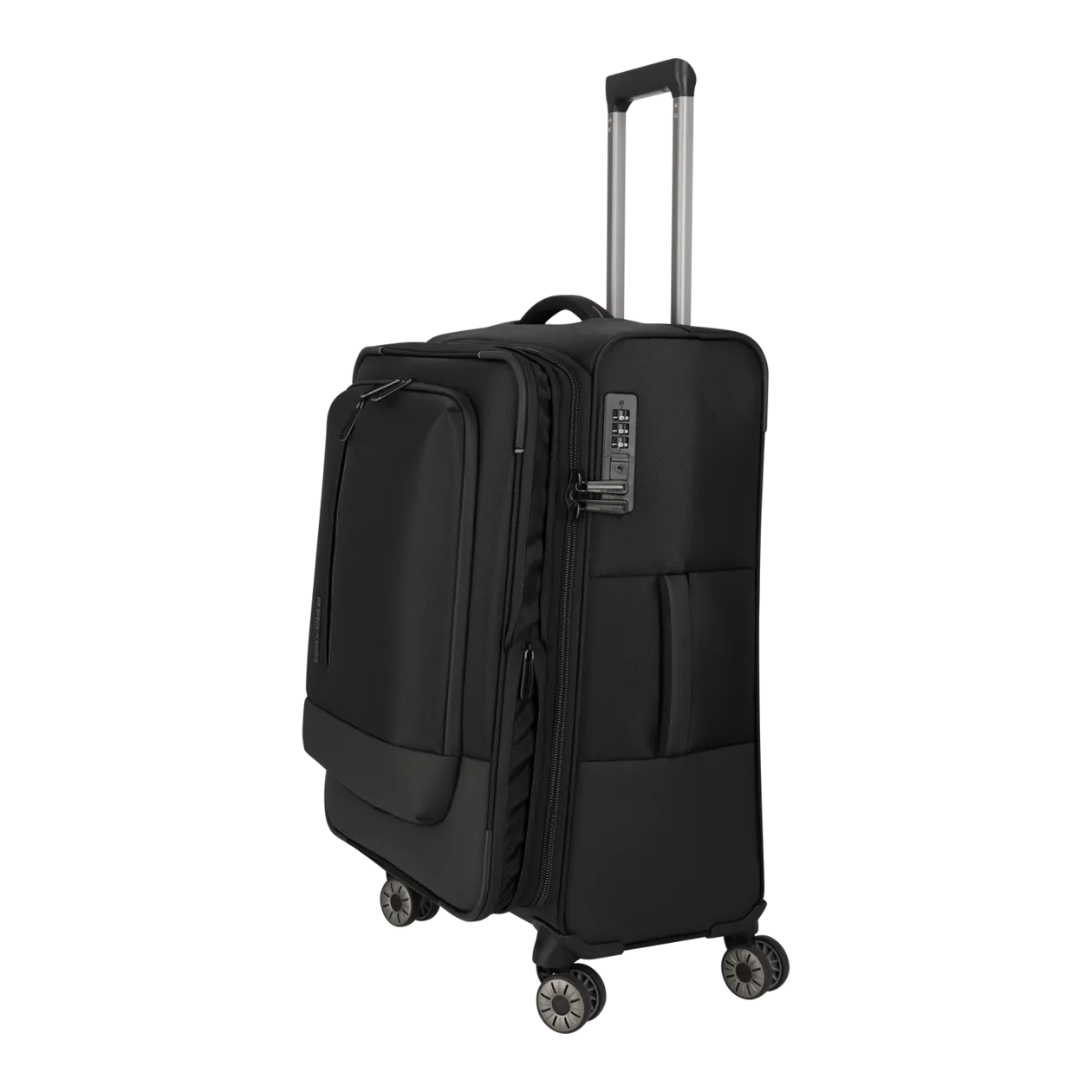 travelite Crosslite Trolley M, 4 ruote, nero