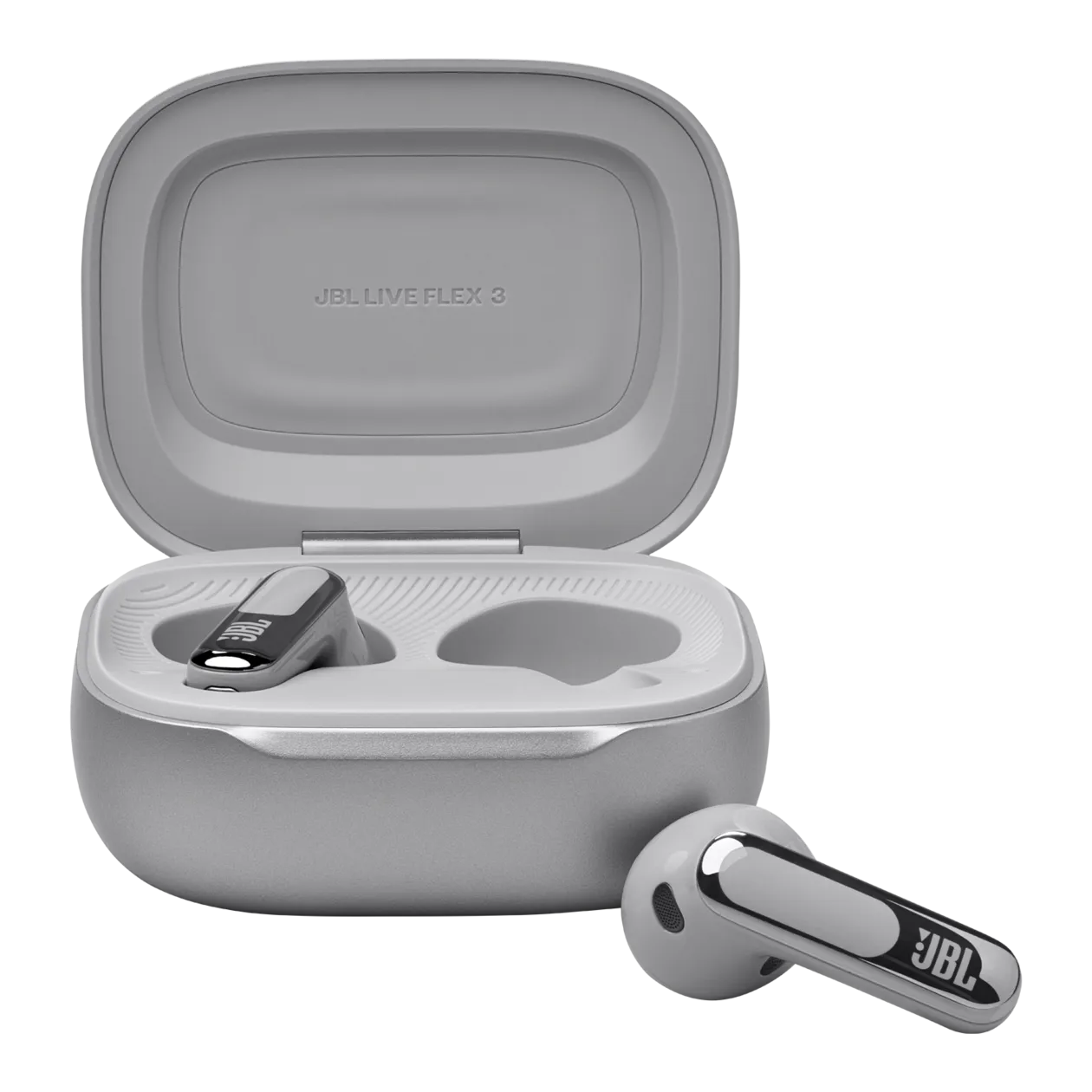 JBL Live Flex 3 In-Ear-Kopfhörer, Silber