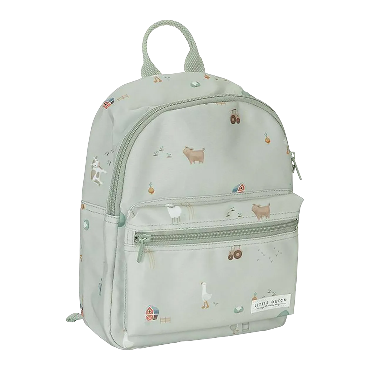 Little Dutch Little Farm Children's Backpack, Olive