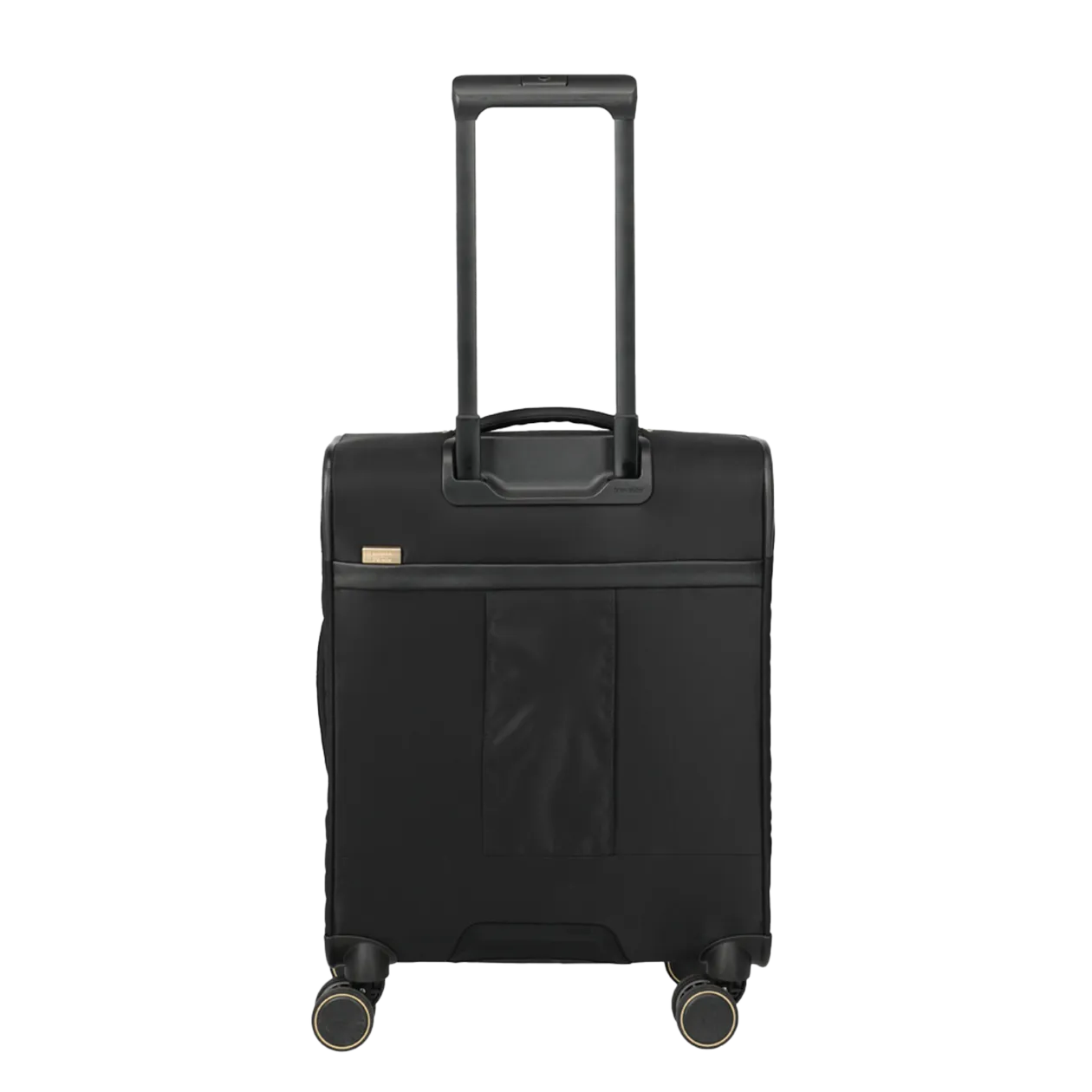 BARBARA & travelite Stepp Trolley S, 4-Wheel (Expandable), Black