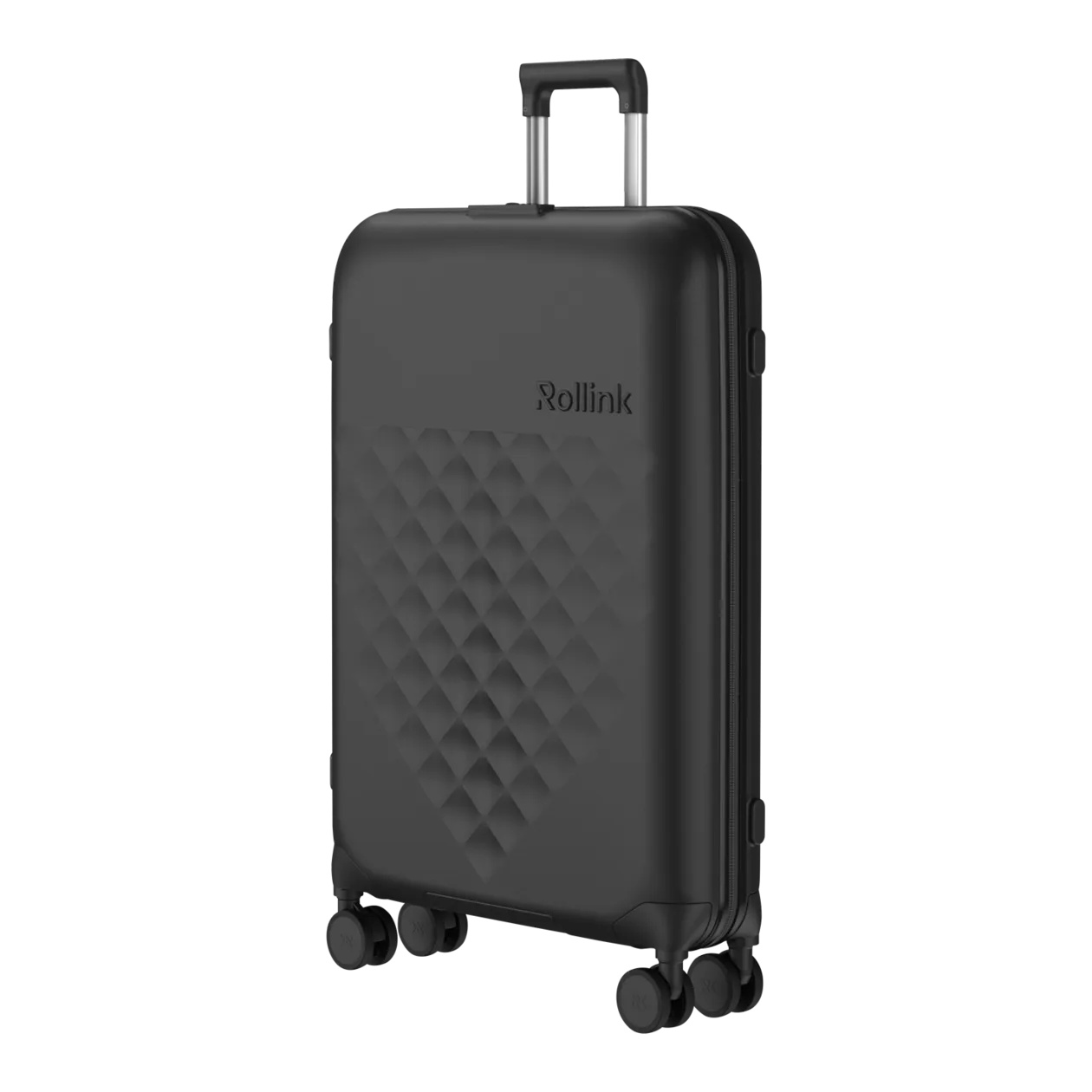 Rollink VEGA360 Valise à roulettes L (pliable), noir