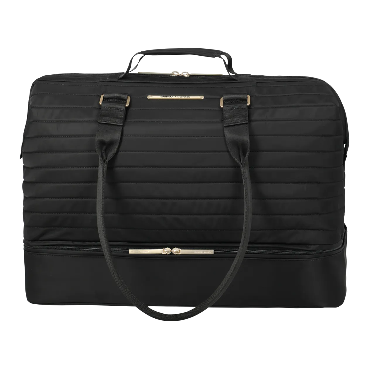 BARBARA & travelite Stepp Borsone weekender, nero