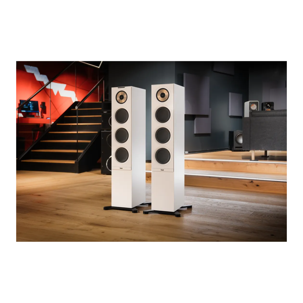 Teufel STEREO L 2 Altoparlanti da pavimento, set da 2, bianco