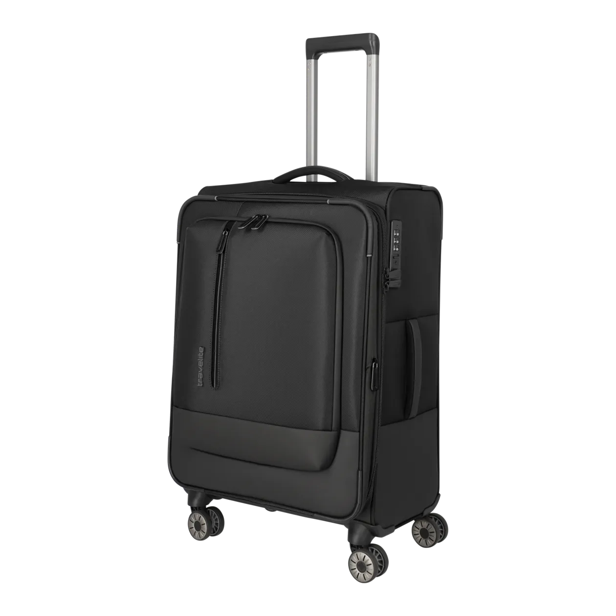 travelite Crosslite Trolley M, 4 ruote, nero