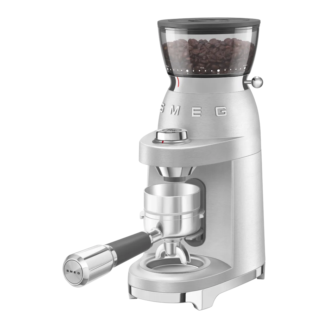 SMEG Minipro Coffee Grinder, Brushed Aluminium