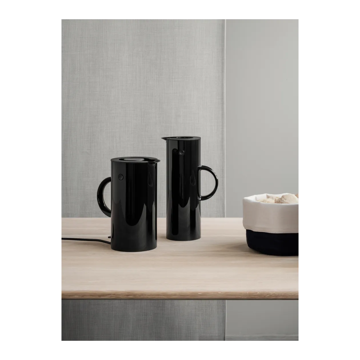 Stelton EM77 Wasserkocher, 1,5 l, Schwarz