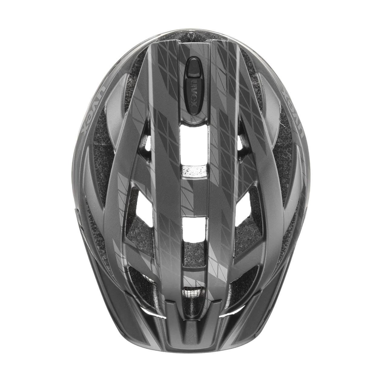 uvex i-vo cc Casque de vélo, 52-57 cm, Black / Smoke Matt