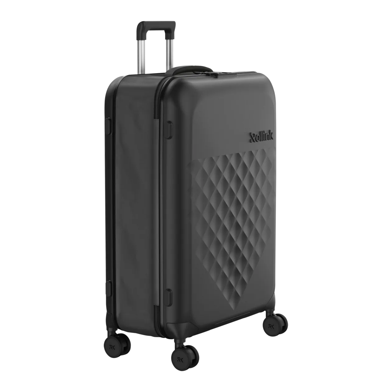 Rollink VEGA360 Valise à roulettes L (pliable), noir