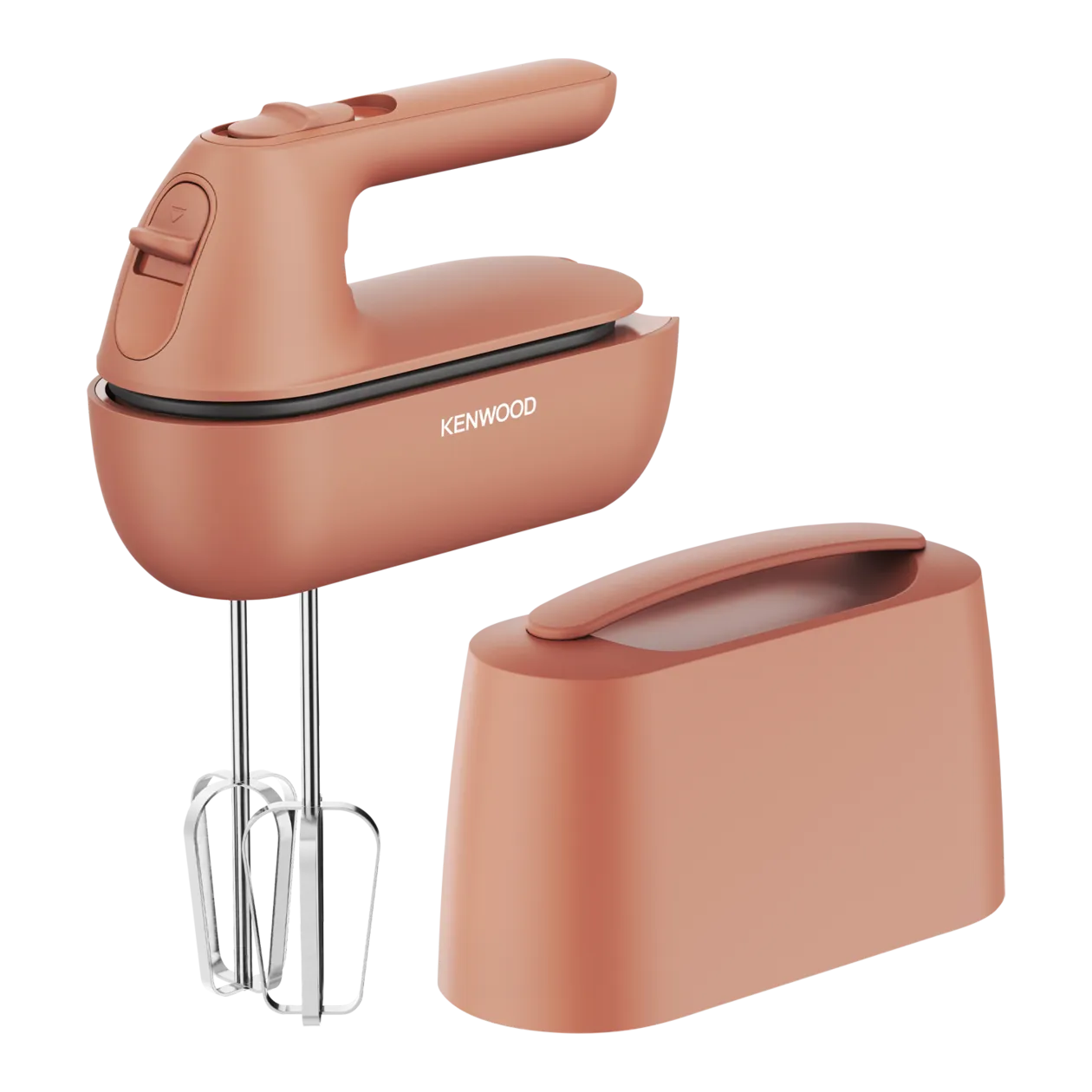 Kenwood QuickMix Go HMP40.000RD Hand Mixer, Red Clay