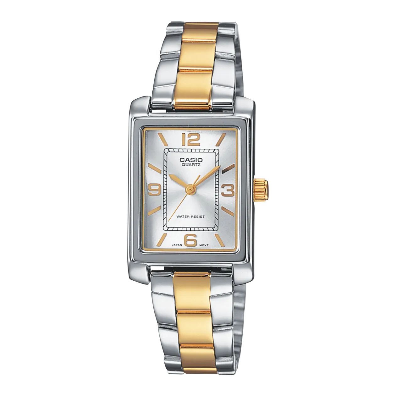 CASIO TIMELESS LTP-1234PSG-7AEG Ladies' Watch, Silver-Coloured / Gold-Coloured