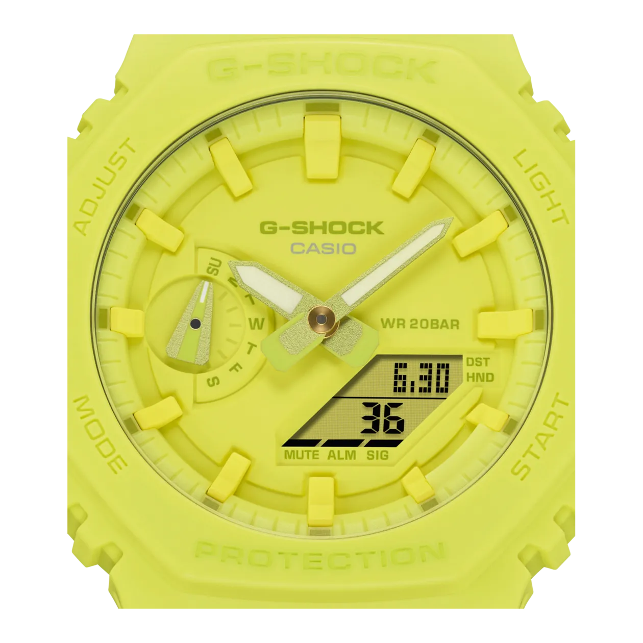 CASIO G-SHOCK GA-2100-9A9ER Orologio da polso, giallo