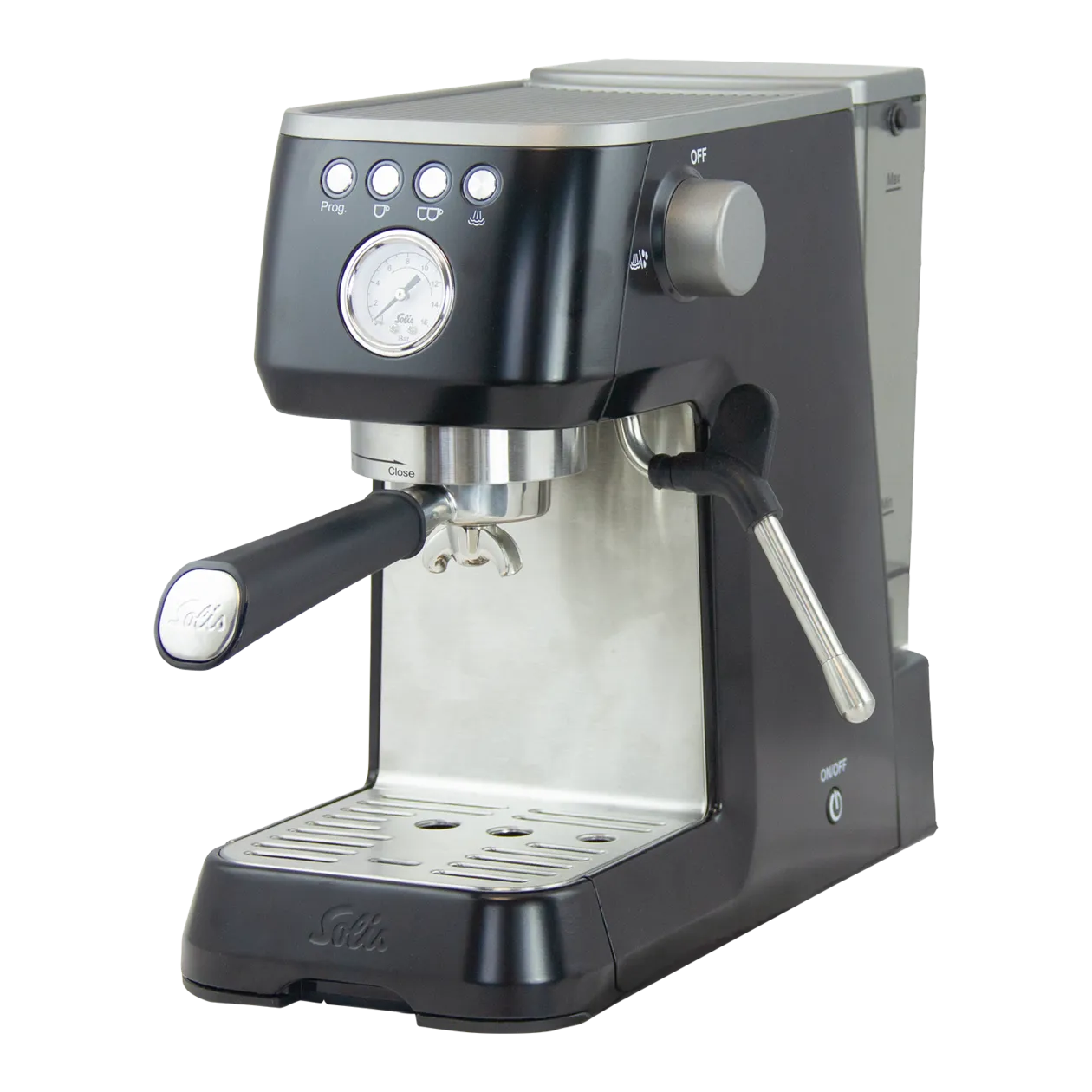 SOLIS Barista Perfetta Plus Machine à expresso à porte-filtre, noir