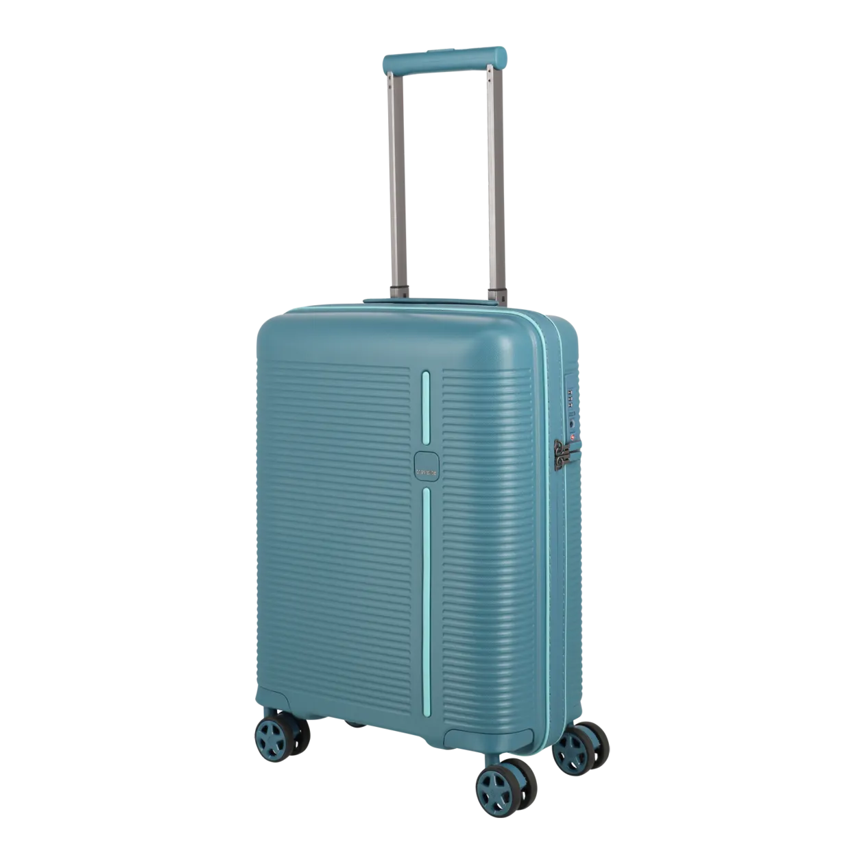 travelite Roomer Trolley S, 4 ruote, Aqua