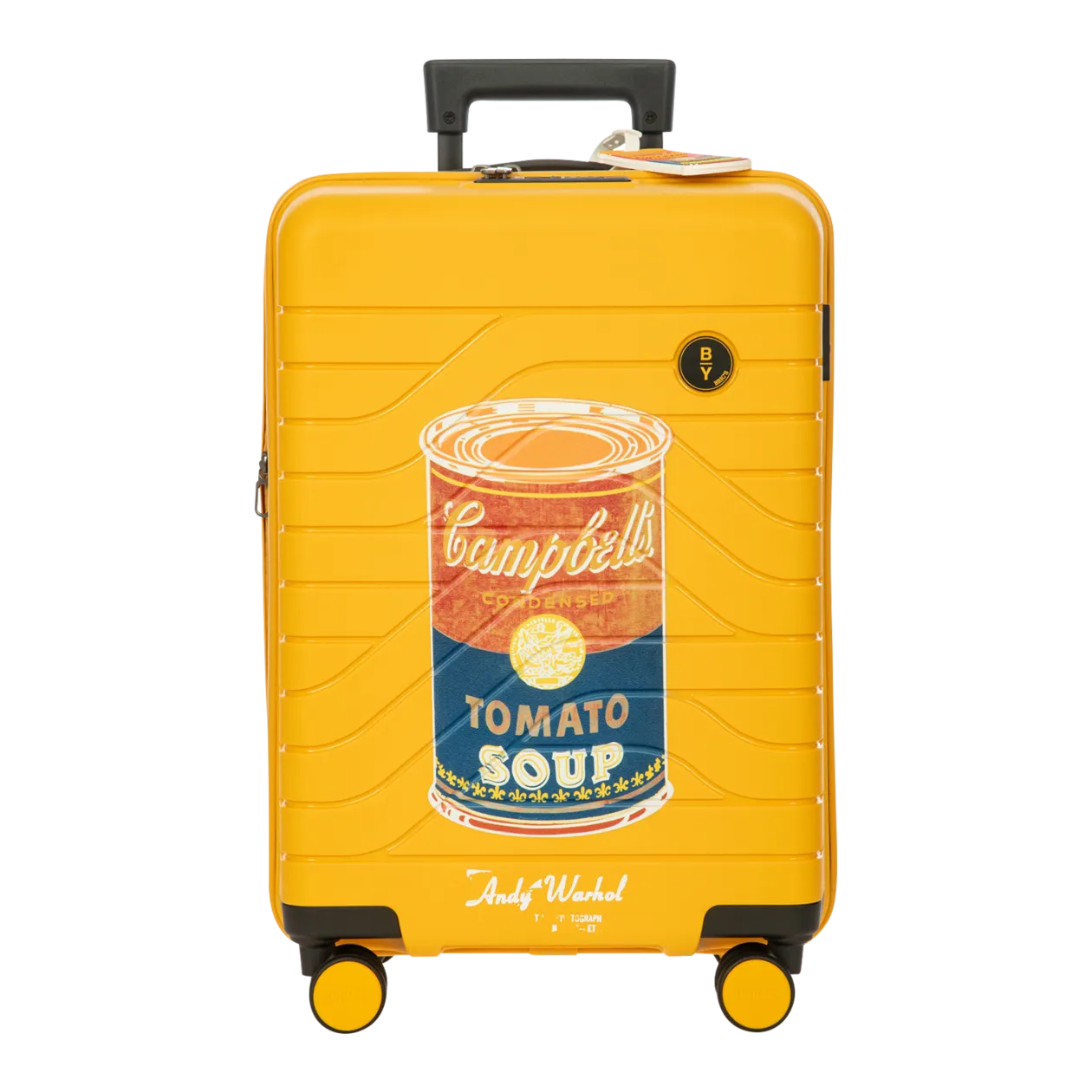 BRIC'S B|Y Andy Warhol Campbell's 55 Carry-on Trolley (Expandable), Yellow